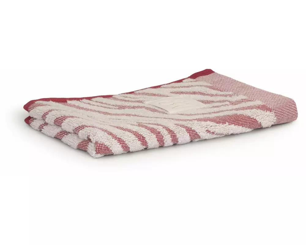 Möve Safari Spirit Zebra 30 x 50 cm, Nature/Rot