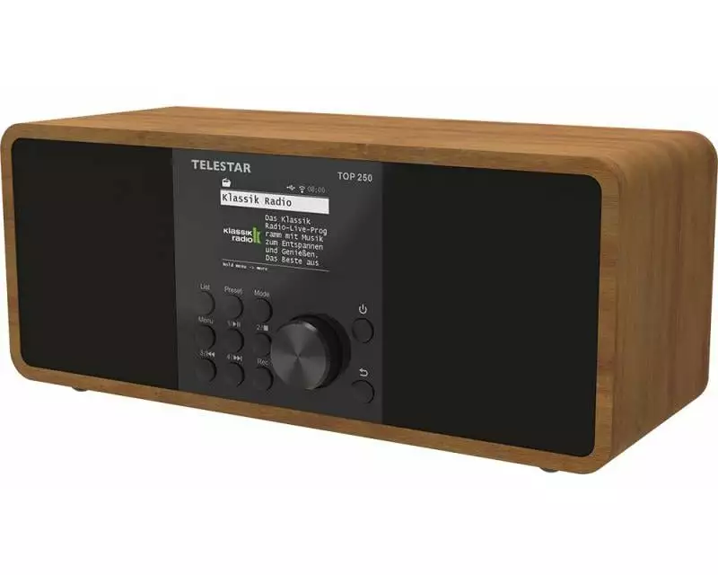 Telestar Internet Radio TOP 250 Braun/Holz