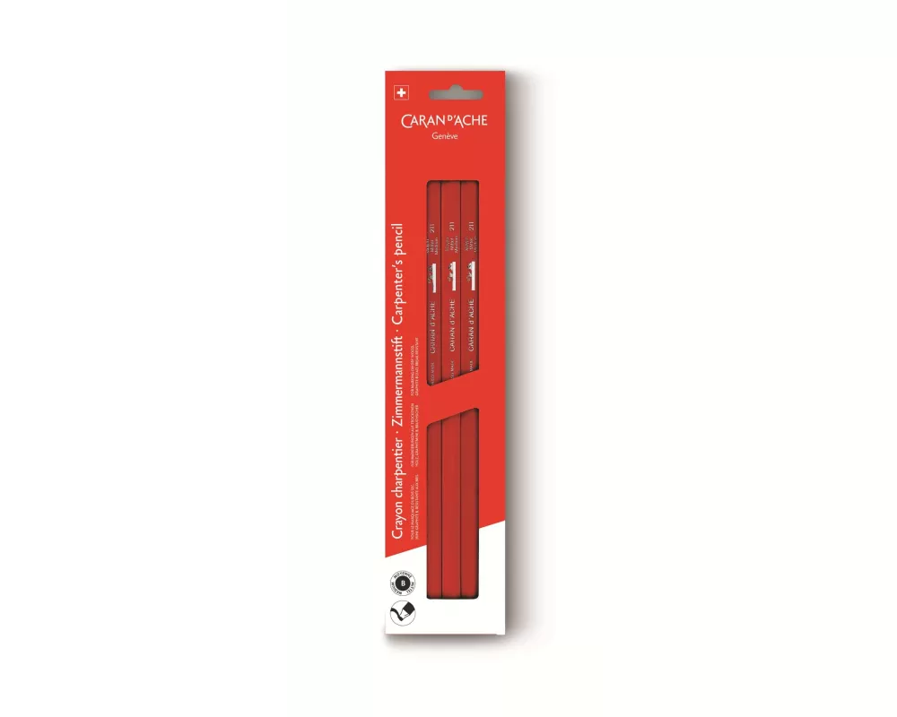 Caran d'Ache Bleistift Zimmermann M, 3 Stück