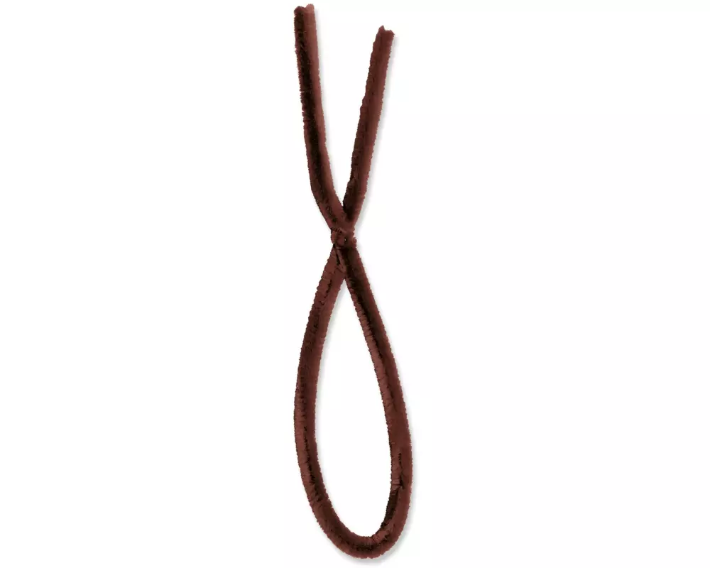 URSUS Chenilledraht 8 mm Braun, 10 Stück