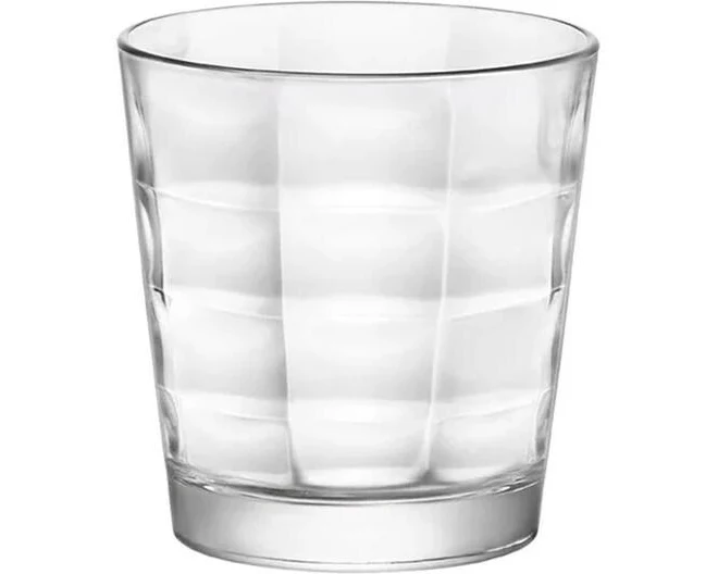 Bormioli Rocco Whiskyglas Cube 240 ml, 6 Stück, Transparent