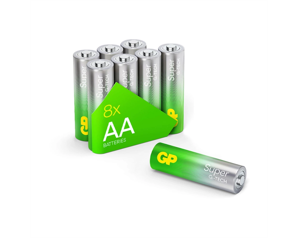 GP Batteries Super Alkaline AA 8x