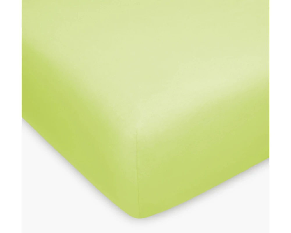 Home Fashion Fixleintuch Jersey Grün, 180-200 x 200 cm