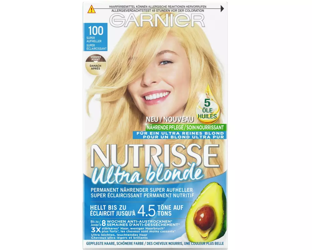 Garnier Haarcoloration Nutrisse Ultra Blonde 100 Super Aufheller