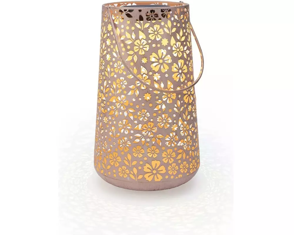 STT Laterne Solar Antic Carrera, 46 cm, Hellrosa