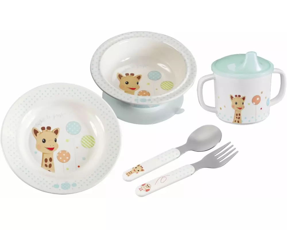 Sophie la girafe Kindergeschirrset Ballon 5-teilig
