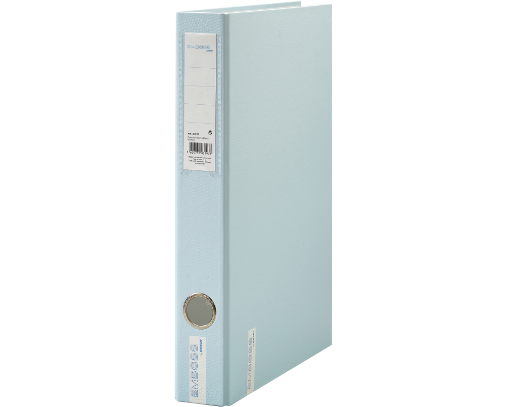 ANCOR Ringbuch Emboss 4cm 84832 blau 2-Ring A4