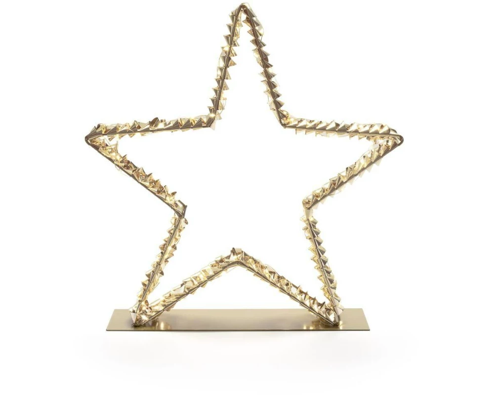 STT LED-Figur Glamour star standing, 40 cm, Gold