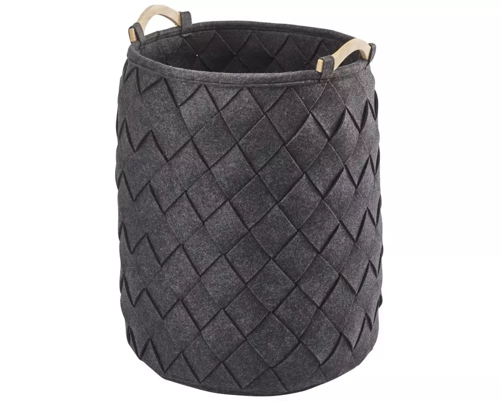 Aquanova Wäschekorb Amy 75 l, Dunkelgrau