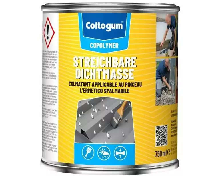 Coltogum Streichbare-Dichtmasse grau 750 ml
