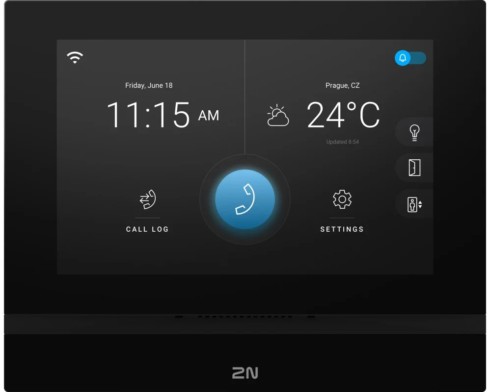 2N Innensprechstelle Indoor View Wi-Fi Schwarz