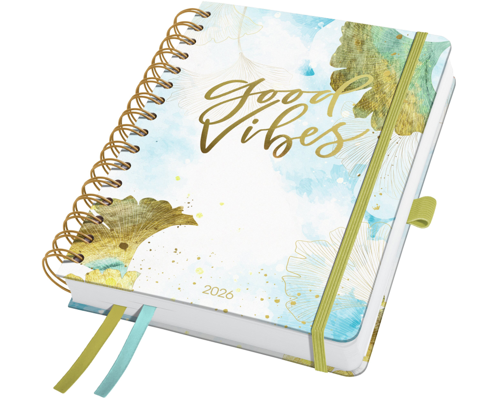 Jolie Wochenagenda Inspire, Good Vibes 2026, Mehrfarbig