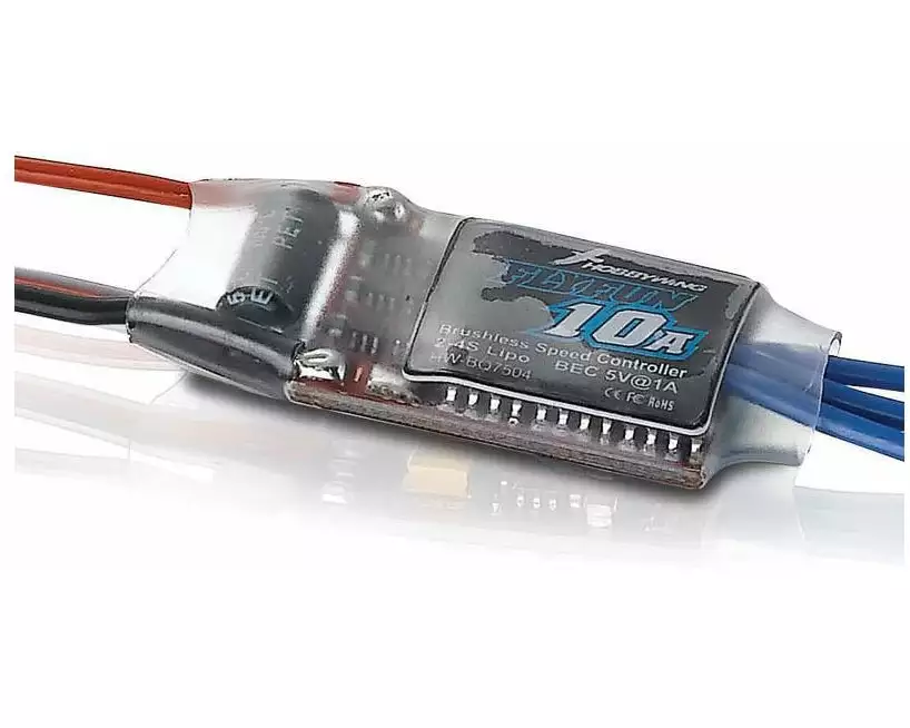 Hobbywing Brushless Regler FlyFun 10A, 2-4S, BEC