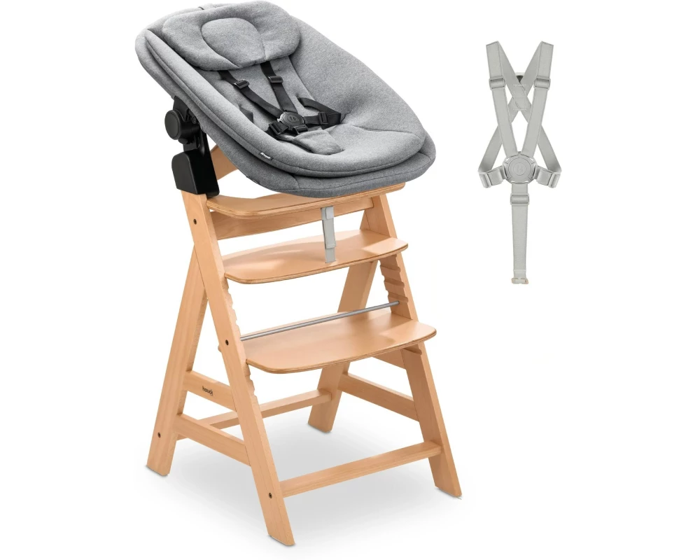 Hauck Hochstuhl Alpha Newborn Set Pro Grau