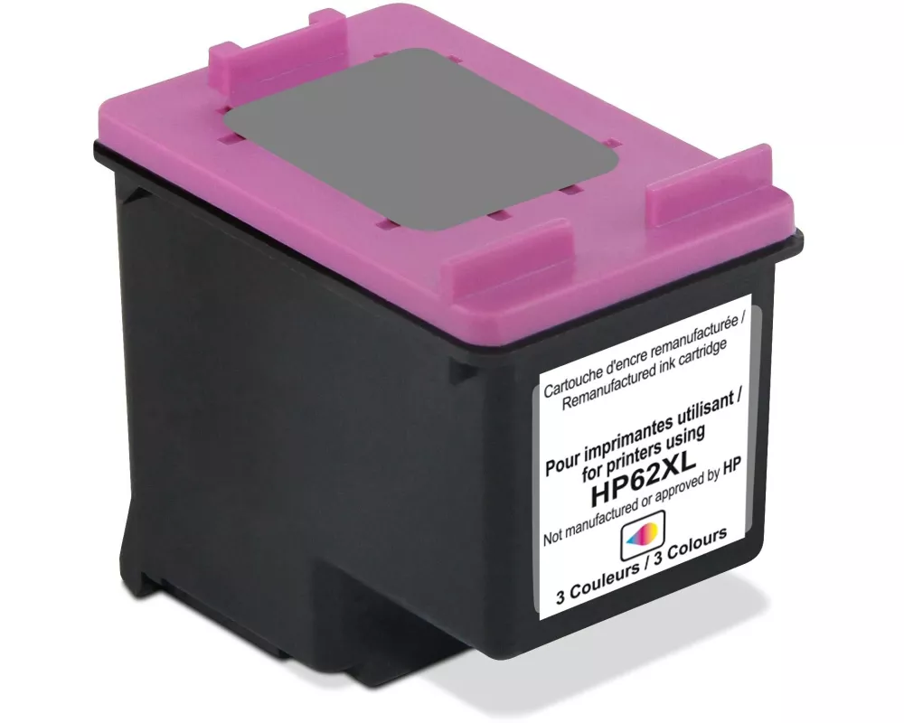 Generic Ink Tinte HP C2P07AE Nr. 62 XL Color Cyan/Magenta/Yellow