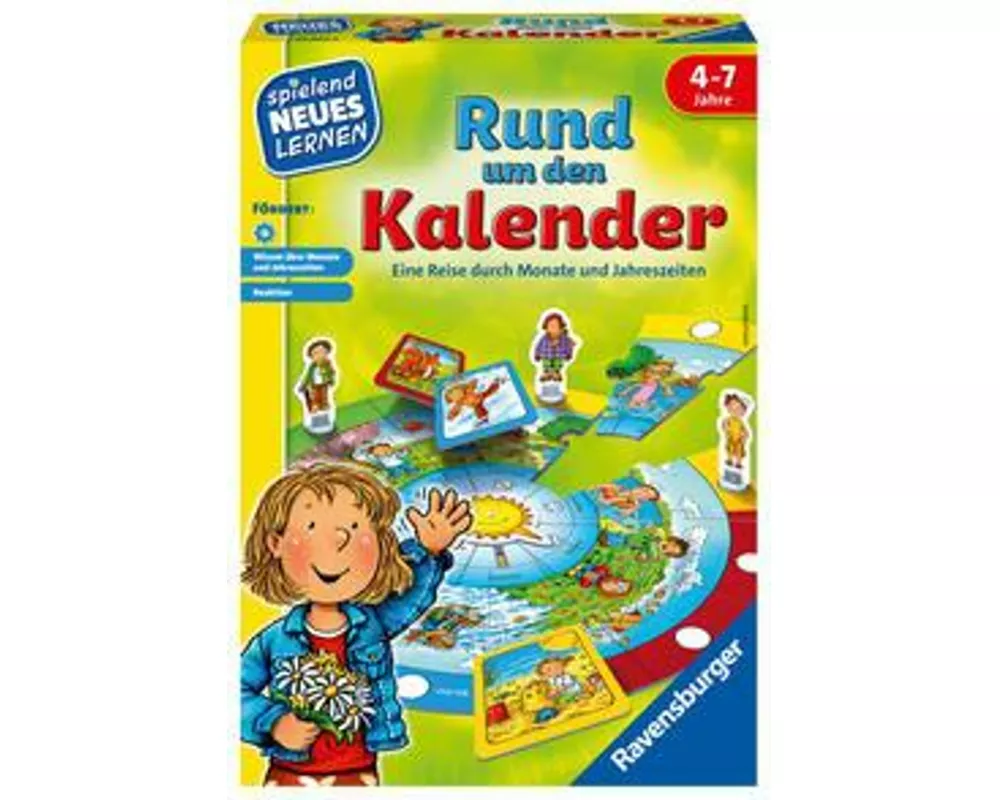 Rund um den Kalender - Kinderspiel ab 4 Jahre