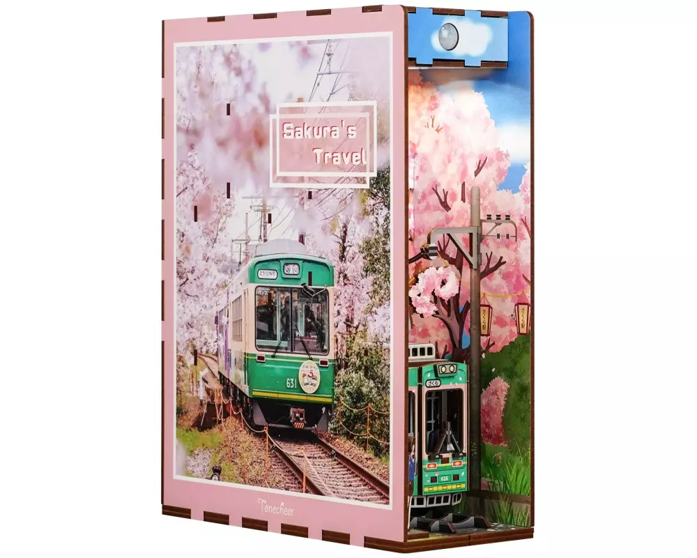Tonecheer Bausatz Book Nook Sakura's Travel