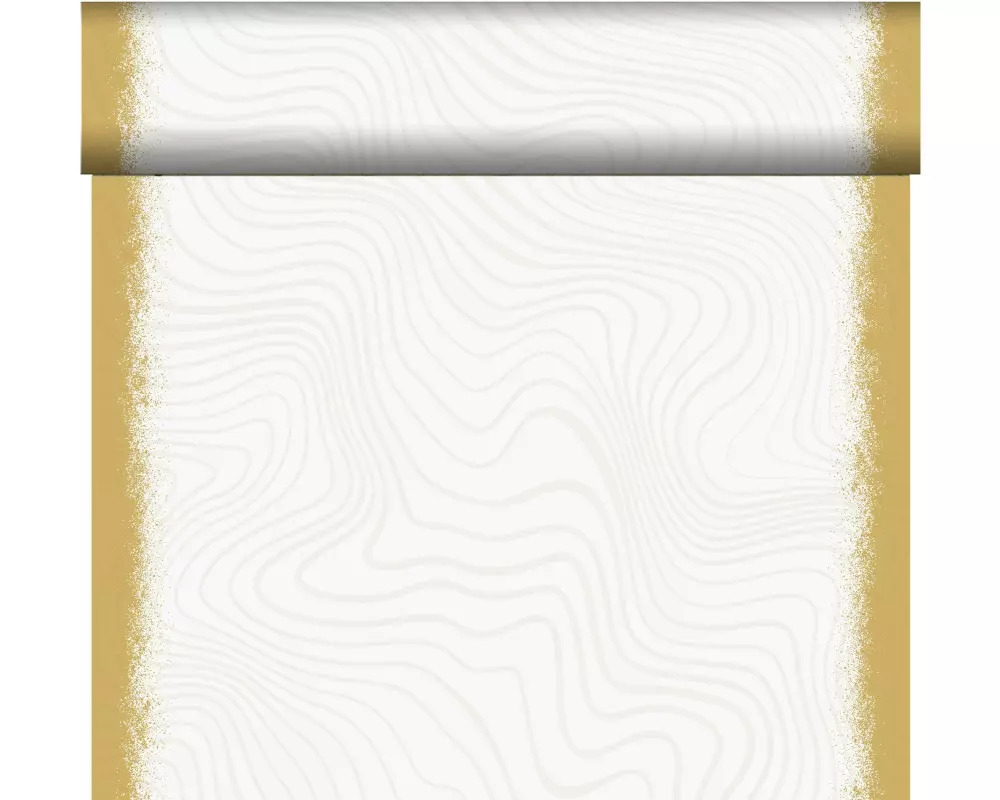 Duni Tischläufer Tête-à-Tête, 0.4 x 24 m, Sparkly White, 1 Stück