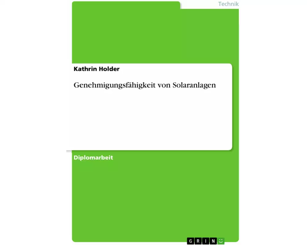 Genehmigungsfähigkeit von Solaranlagen