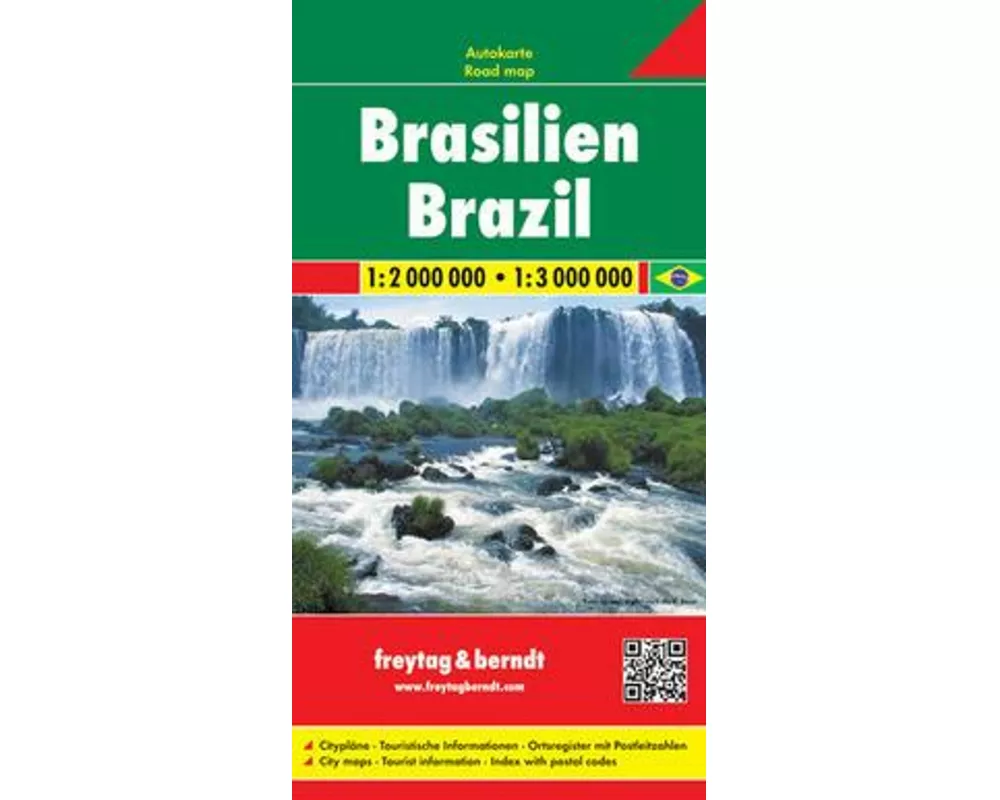 freytag & berndt Straßenkarte Brasilien 1:2 Mio