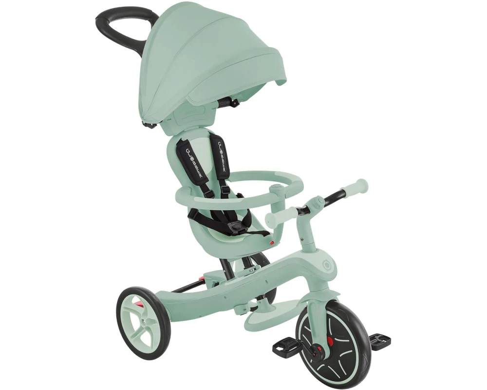 GLOBBER Dreirad Trike Explorer 4 in 1 Ecologic Pistachio