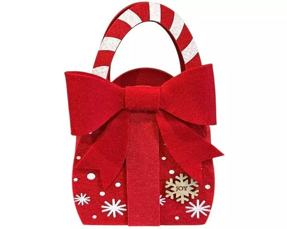 Dameco Tasche Xmas, Filz, 9 x 12.5 x 21 cm