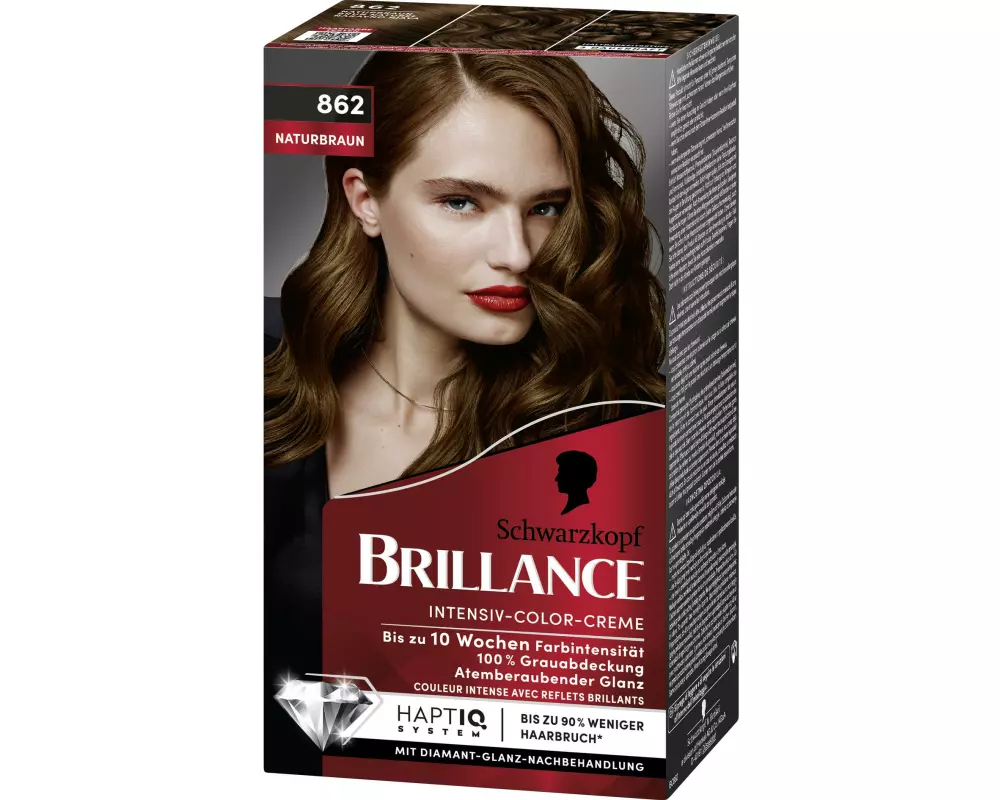 Schwarzkopf BRILLANCE Haarcoloration 862 Naturbraun
