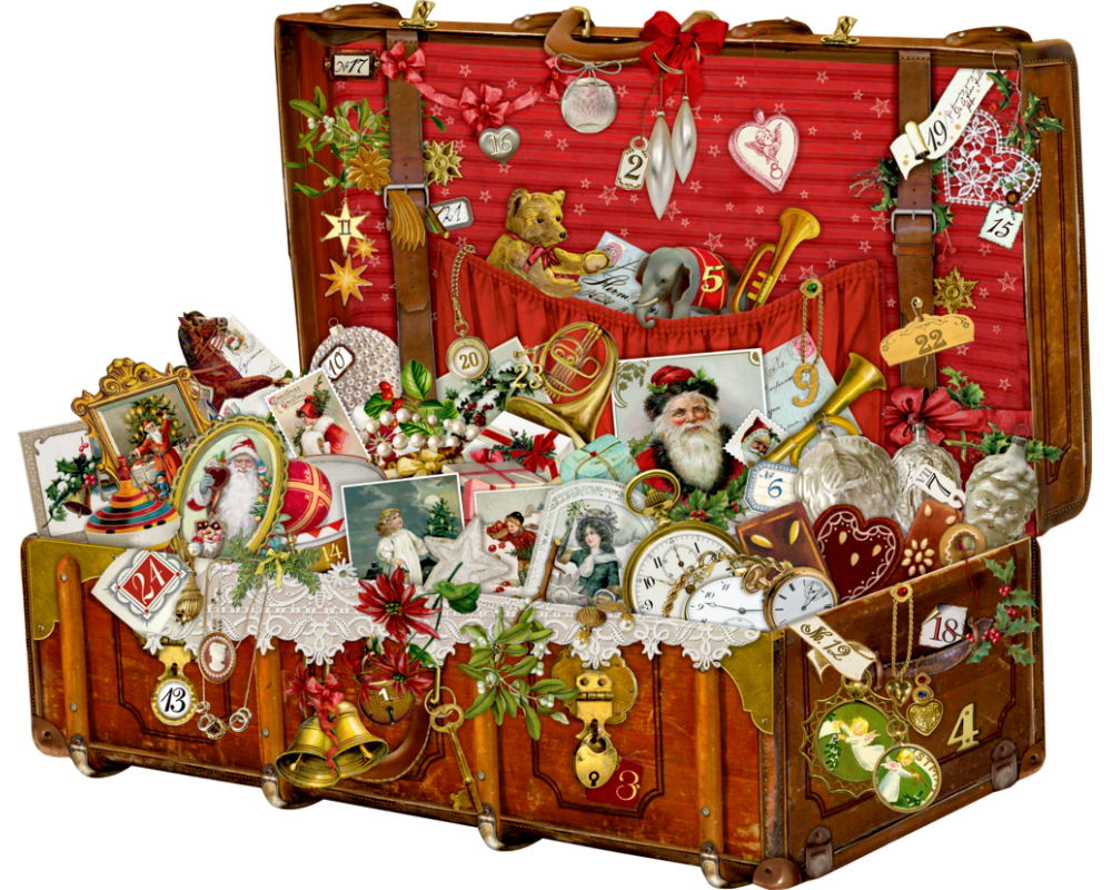 COPPENRATH A3 Adventskalender 72621 Weihnachtskoffer