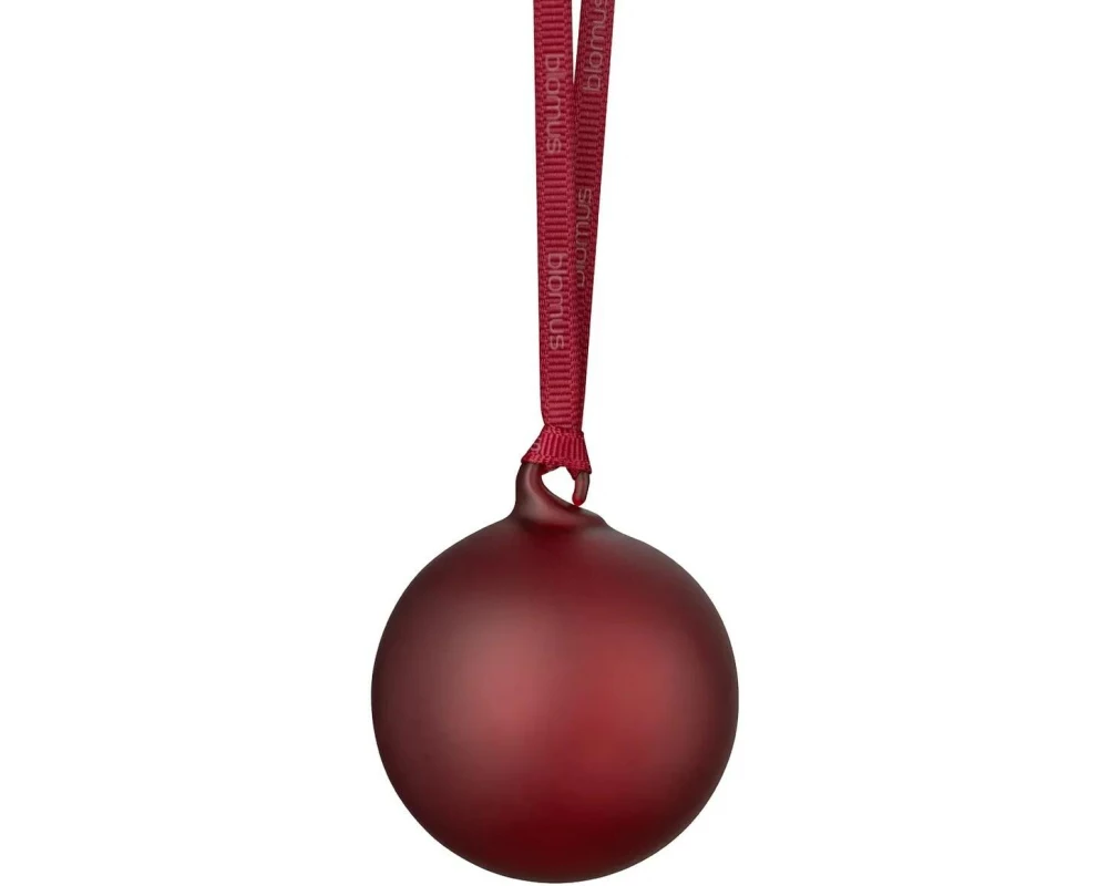 Blomus Weihnachtsschmuck Glaskugeln Kirschrot
