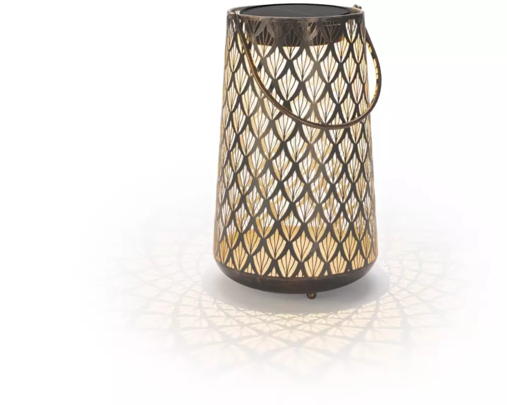 STT Laterne Solar Antic Emilia, Ø 20 cm, Marineblau