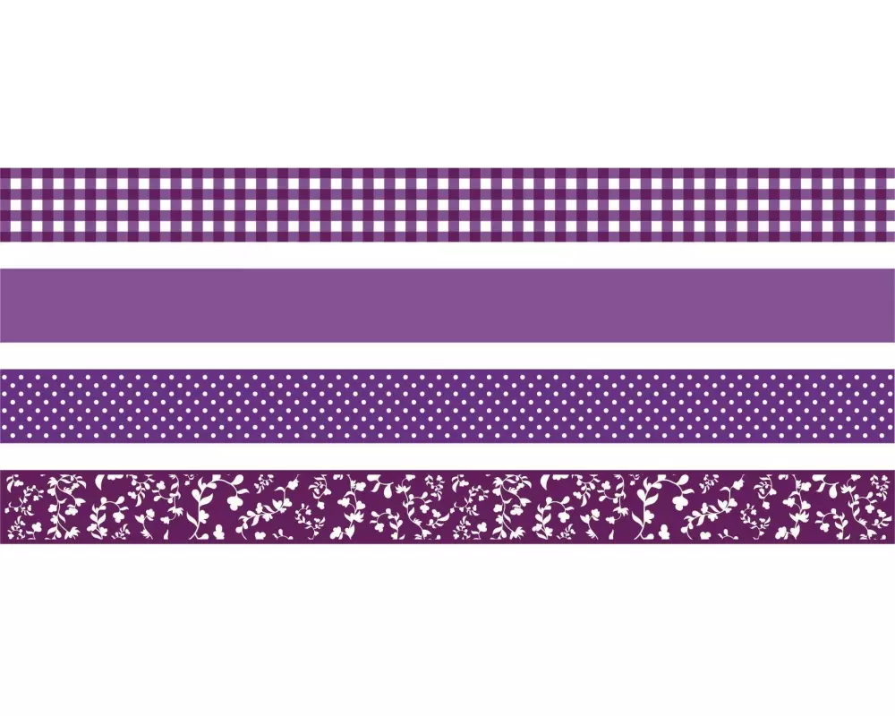 Heyda Washi Tape Colour Code Purple Violett