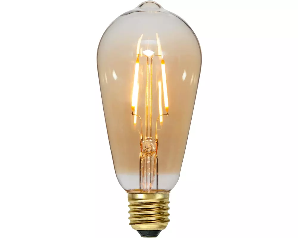 Star Trading Lampe Plain Amber 0.75 W (7 W) E27 Warmweiss (WW)