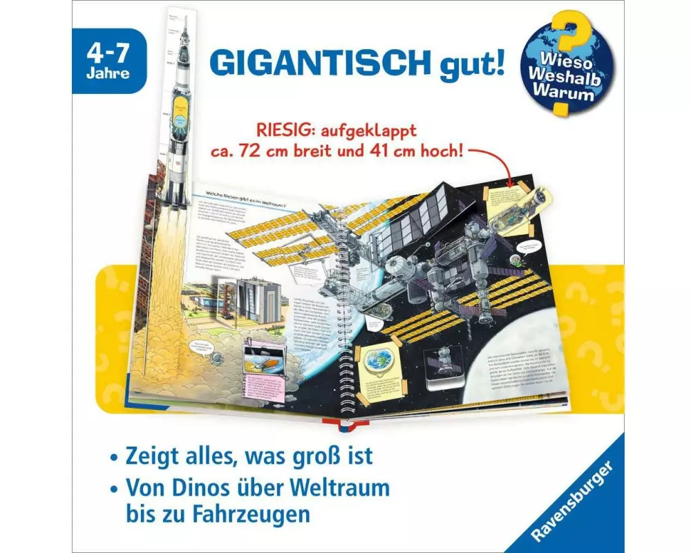 Ravensburger Kinder-Sachbuch Gross, grösser, am grössten