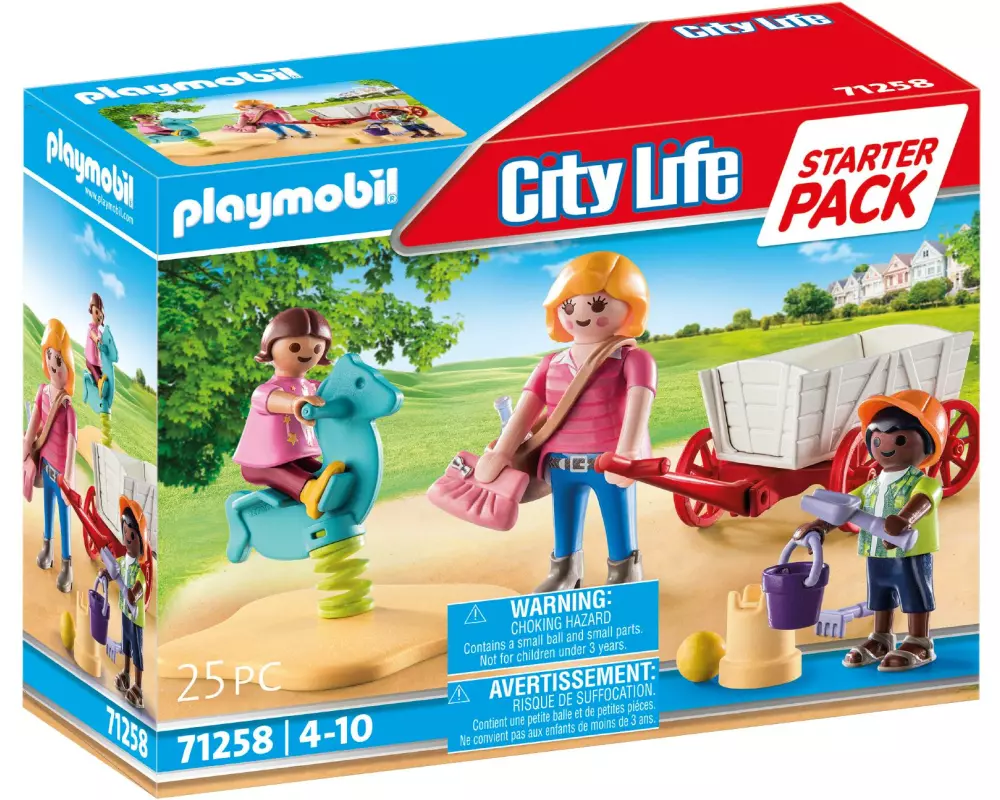 Playmobil City Life Starter Pack Erzieherin mit Bollerwagen 71258