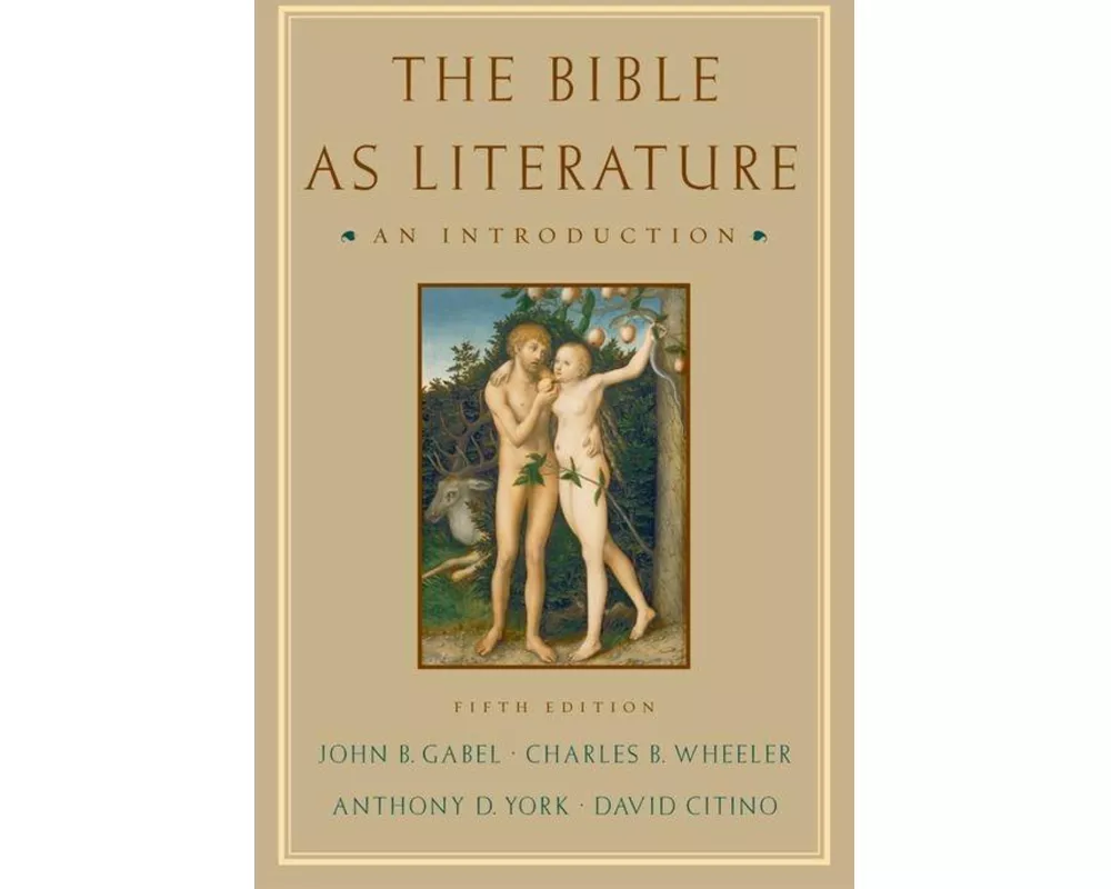 The Bible As Literature