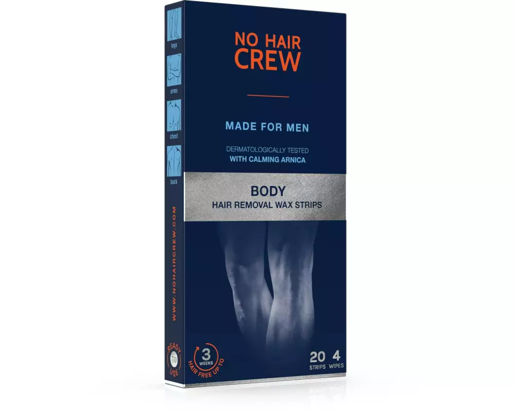 No Hair Crew Wachsstreifen Body 20 Stück