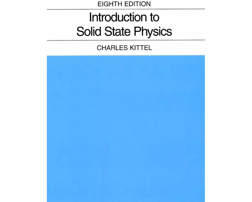 Introduction to Solid State Physics