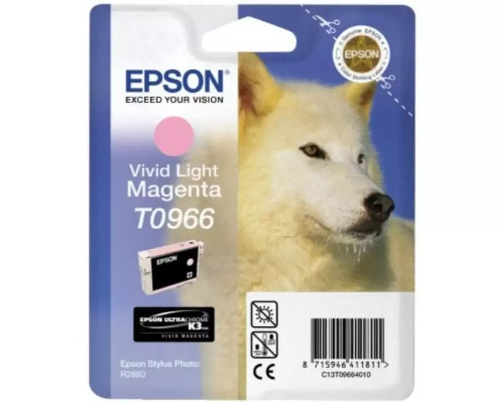 EPSON T0966 Ink vivid light magenta Std Capacity 11.4ml blister