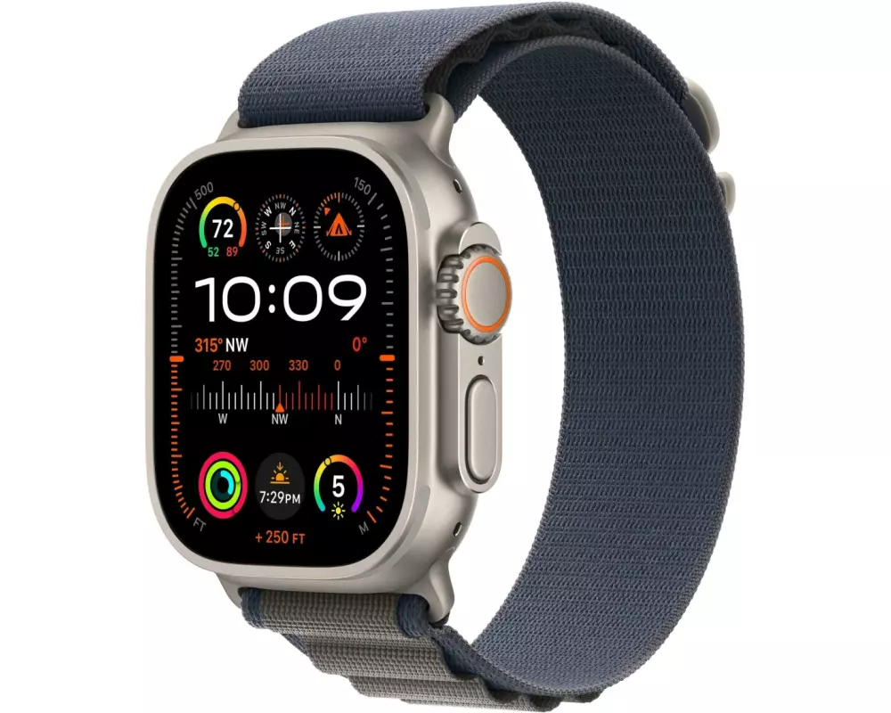 Apple Watch Ultra 2 Alpine Loop Blau Small