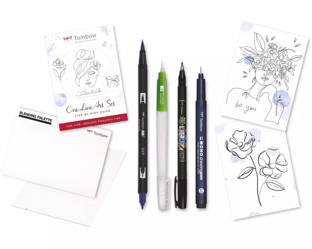 Tombow Brushpen One Line Art Set
