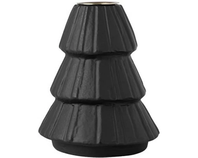 Villeroy & Boch Kerzenhalter Christmas Chic Baum Schwarz 10.7 cm Schwarz,