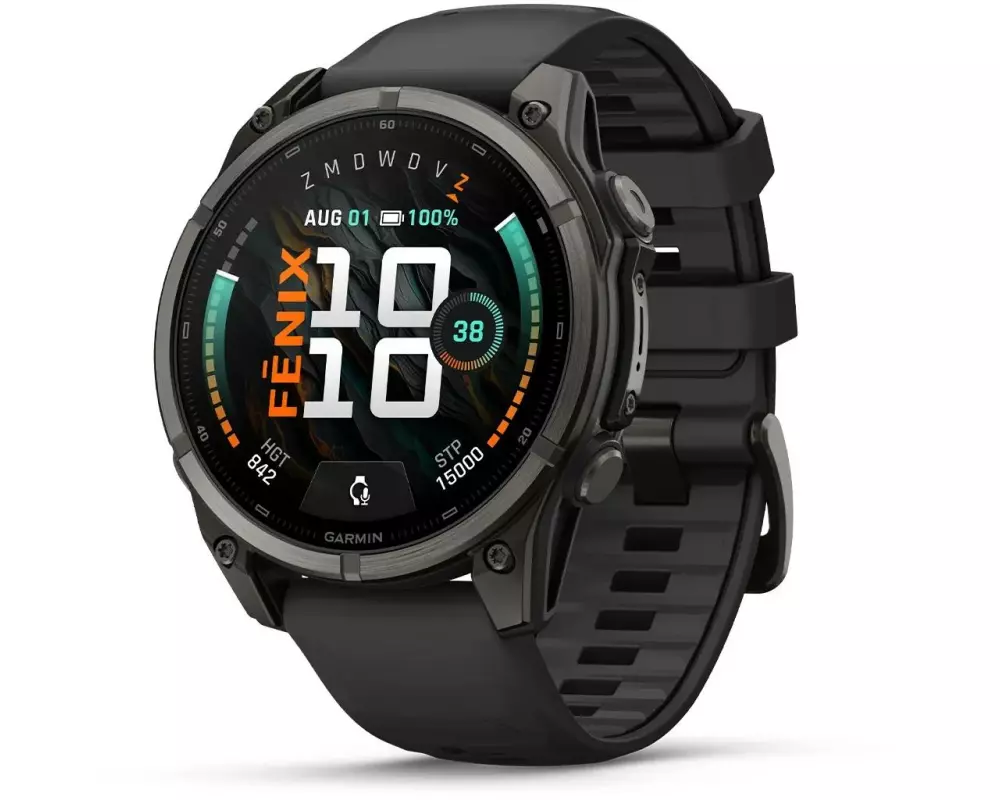 GARMIN Fenix 9 47 mm AMOLED Sapphire Titan Schwarz