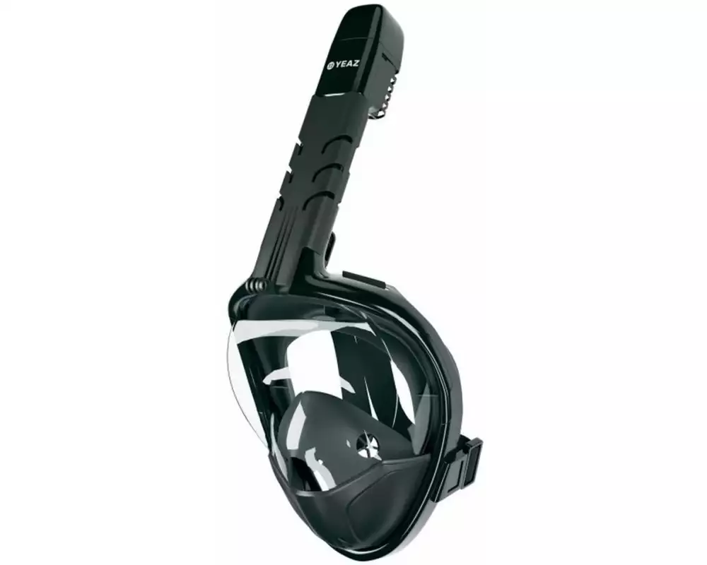 YEAZ Ocean View Snorkel Mask Schwarz, L-XL
