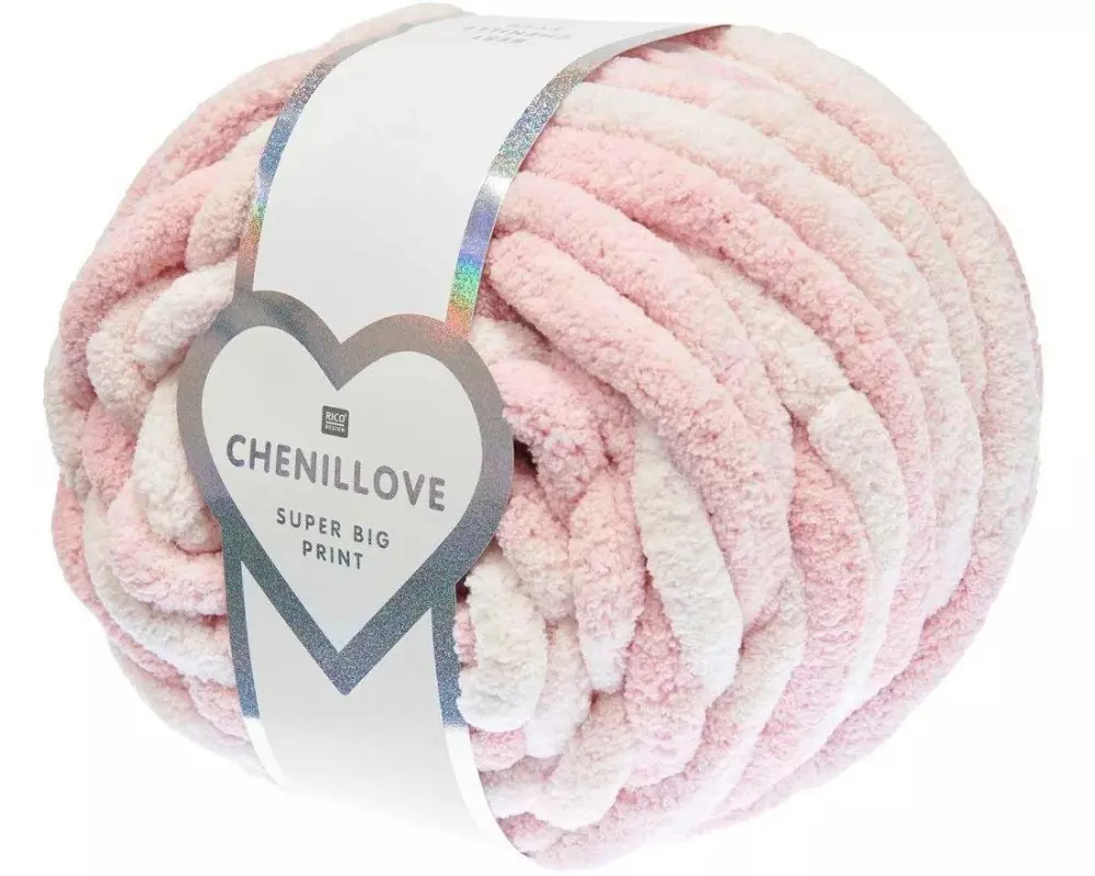 Rico Design Wolle Rico Chenillove Super Big 300 g, Rosa