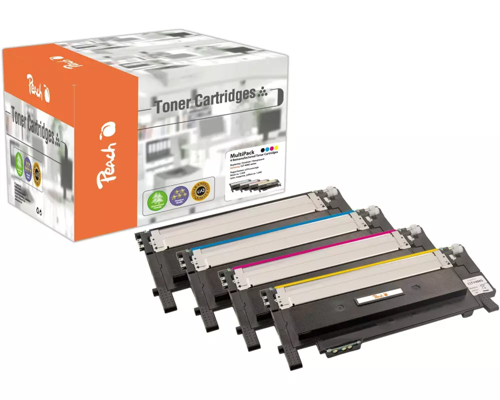 Peach Tonerset Samsung CLT-406S BK, C, M, Y