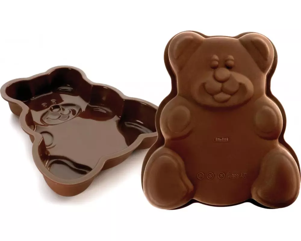 Ibili Motiv-Backform Teddybär, 26 x 24 x 5.5 cm