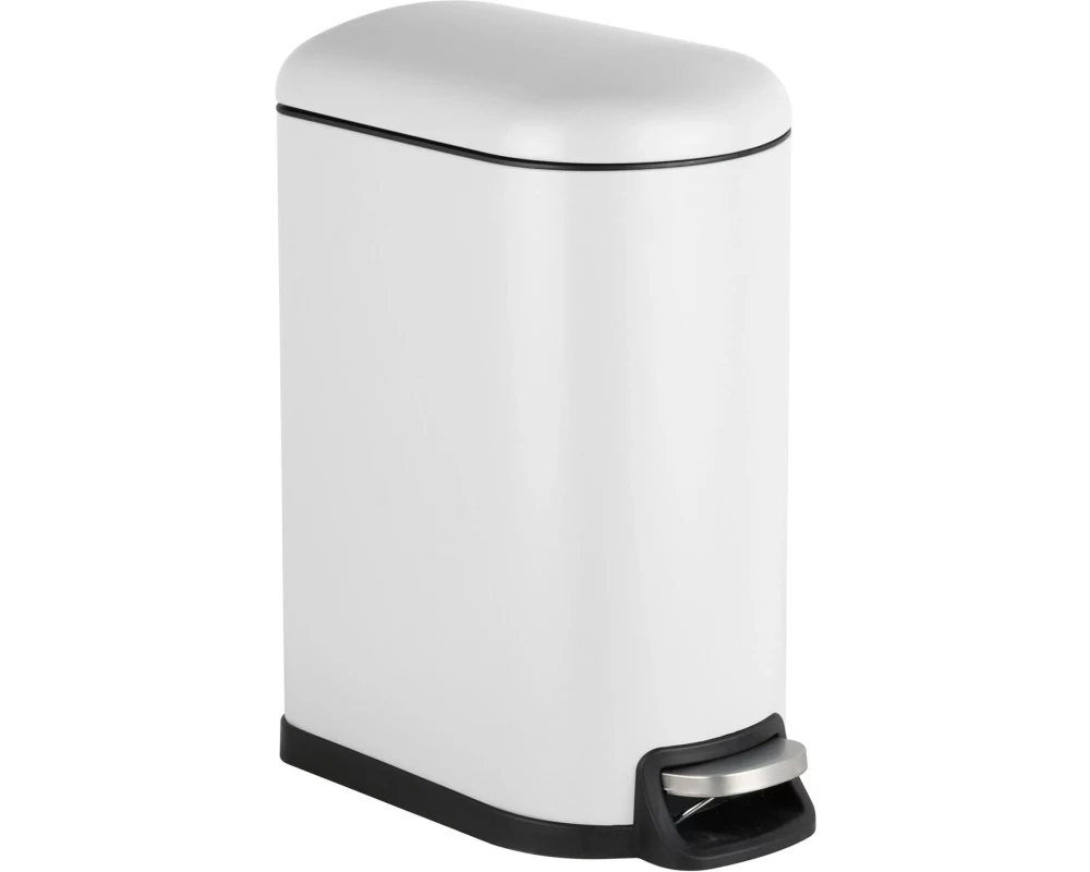 relaxdays Treteimer 10 L Weiss