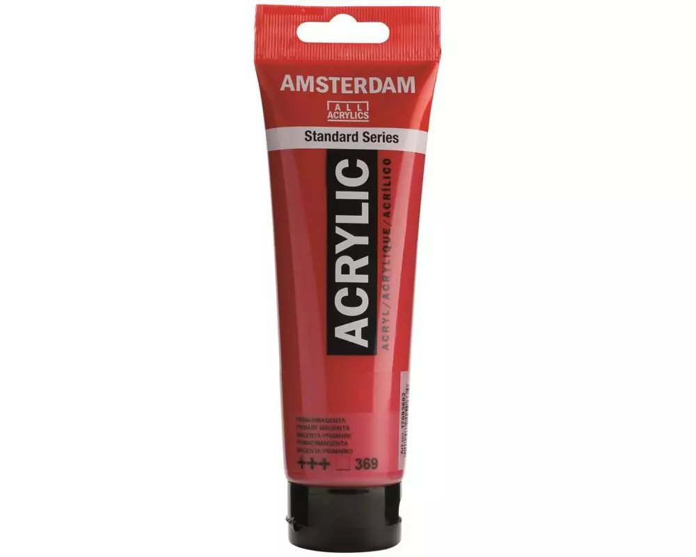Amsterdam Acrylfarbe Standard 369 Primärmagenta transparent, 120 ml