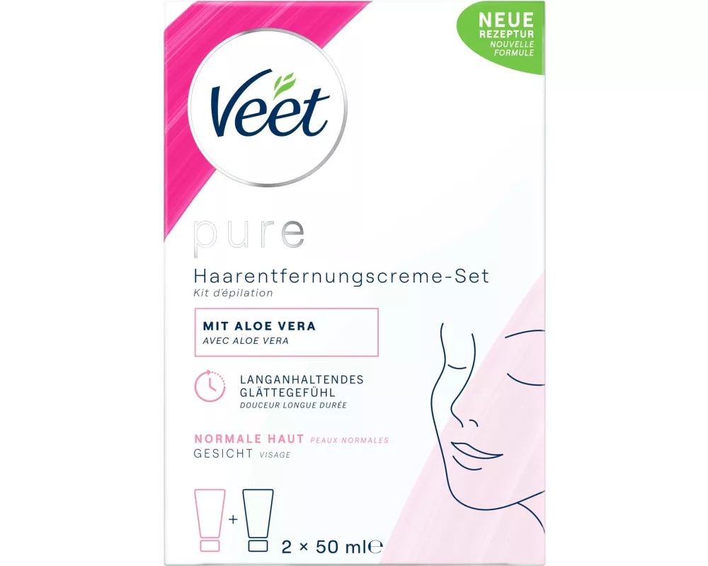 Veet Haarentfernungscreme Gesicht 100 ml