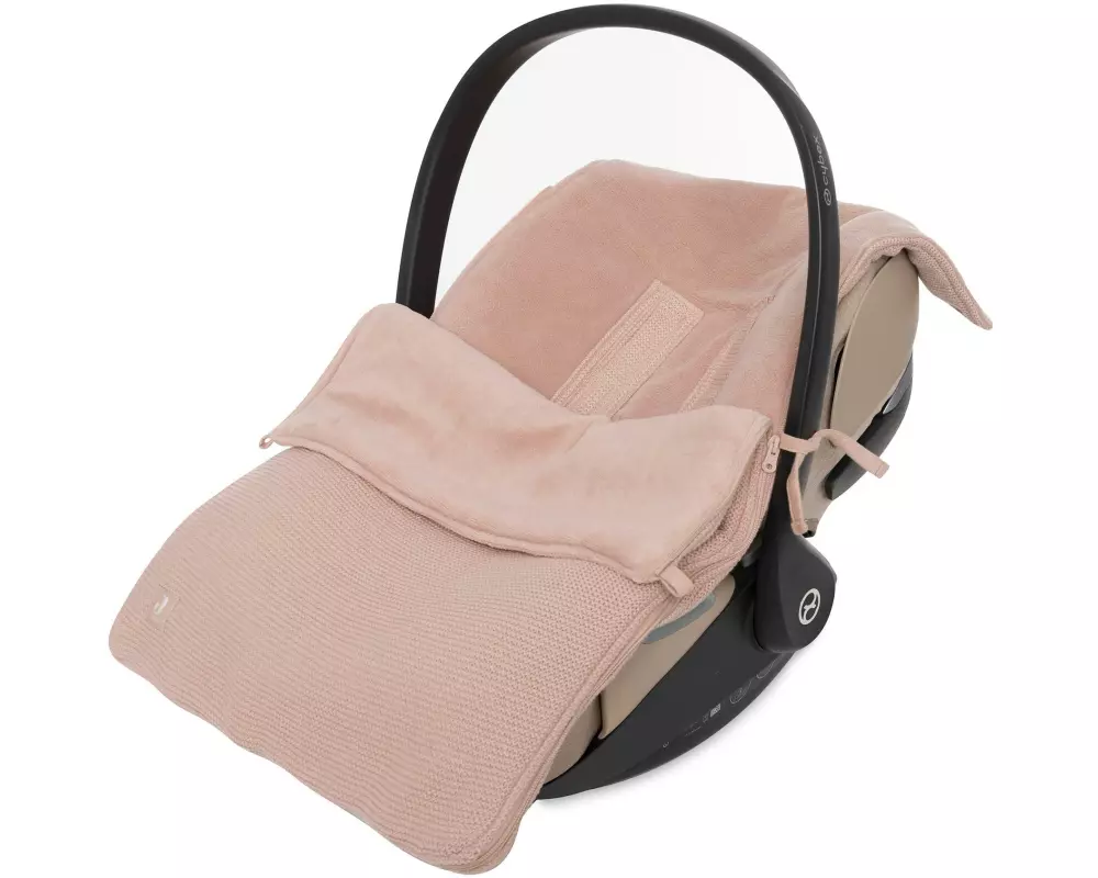 Jollein Fusssack Basic Knit Gruppe 0+ 3/5 Punkte, Wild Rose